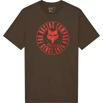Pánské tričko Fox Emblem Premium Tee M military