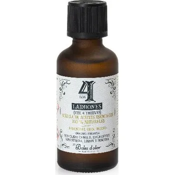 Boles d´olor Esence vonná DESINFEKČNÍ, ACEITE 50 ml. LOS 4 LADRONES - 4 ZLODĚJI, hřebíček, skořice, eukalyptus, citron, ravintsara|Boles Dolor