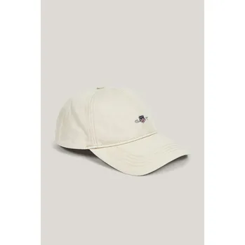 Kšiltovka KŠILTOVKA GANT SHIELD COTTON TWILL CAP PUTTY