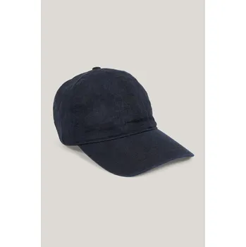 Kšiltovka KŠILTOVKA GANT LINEN CAP BLACK