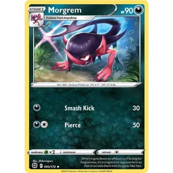 Sběratelská karetní hra Pokémon TCG Morgrem 093/172 - Reverese Holo