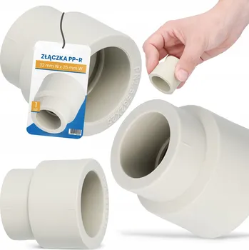 Vodovodní potrubí PP-R Redukce 32x25 mm Svařovací Spojka NÁTRUBEK Redukční VSUVKA Přechodka pro Vodovodní Trubky