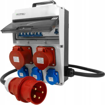 Rozvaděč Staveništní rozvaděč CAS 3x230V 32A 16A Doktorvolt DV-8133-F