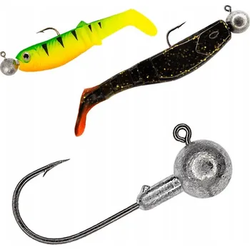 Rybářský háček JIGOVÁ HLAVIČKA SAHIDO JIG MASTER 10G S PROTIHROTEM, SILNÁ, NA SPINNING, ŠTIKA