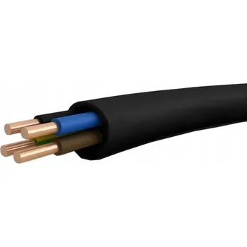 elektrický kabel Kabel Kulatý elektrický, instalační, zemní YKY Elektrokabel 4 x 2,5