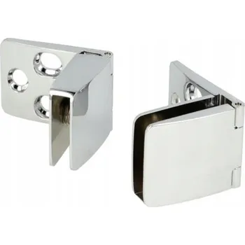 Nábytkové kování PANT pro sklo horní/dolní SISO SQUARE CHROM