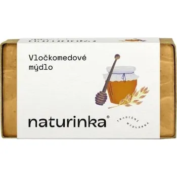 Mýdlo Přírodní tuhé vločkomedové mýdlo 110g Naturinka