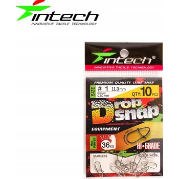 Obratlík s karabinkou Intech Tournament Drop Snap Nickel