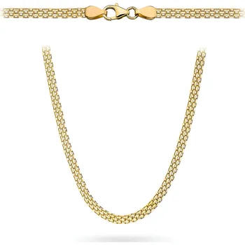 Hodinky Řetěz Bonore Délka 45 cm- Šířka 3-9 mm - Zlato 585 - Typ Bismarck 146944