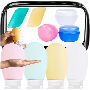 Kosmetická taška Kosmetická taštička Ewe Trade Prostorná kosmetická taštička na zip cestovní dózy vícebarevná