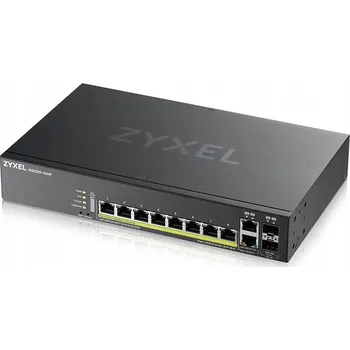 Switch Zyxel GS2220-10HP-EU0101F spravovatelný L2 Gigabit Ethernet switch (10/100/1000) Černý s PoE