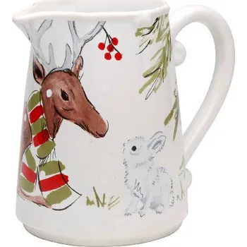 Džbán 1,9L, DEER FRIENDS, bílá(DOPRODEJ)|Casafina by Costa Nova