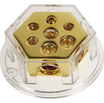 Blok Distribuční blok 2/4 - zlatý