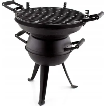 Zahradní gril Gril na dřevěné uhlí Happy Green 36 x 36 cm