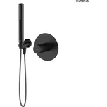 Sada Oltens Hamnes podomítková sprchová baterie se sprchovým setem Ume Hvita, matná černá 36613300