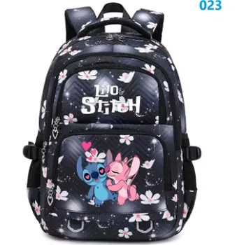 Dětský batoh Lilo & Stitch Kvalitní školní batoh "Lilo & Stitch" - černý s různými motivy Motiv: 023