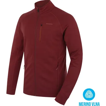 Pánská mikina Husky Pánská mikina z merino vlny Alou M XXL, bordo