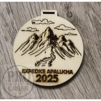 Dřevěná medaile Apalucha