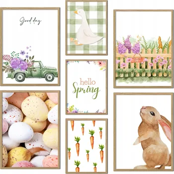 Obraz Plakát Sada 7 plakátů bez rámu, 100 x 100 cm