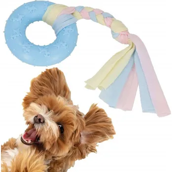 Hračka pro psa Hračka pro psy - Přetahovadlo s kroužkem 18 cm SPRINGOS PA1064