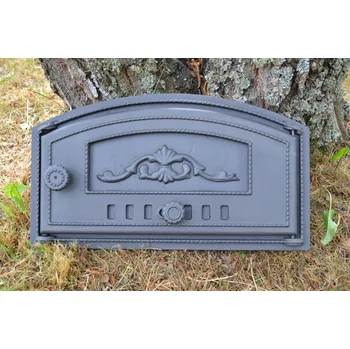 Příprava pizzy Litinová dvířka do pece na pizzu, chleba, udírny