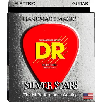 Struna pro kytaru a smyčcový nástroj Struny DR Silver Stars 9-42 SIE-9