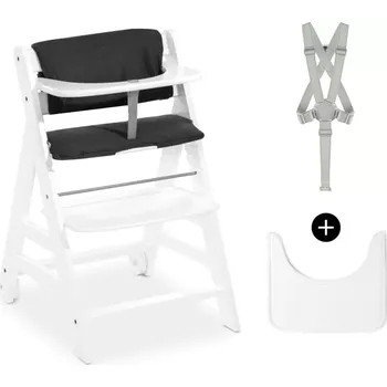 Jídelní židlička Hauck Beta+ B dřevěná židle, White (HK664032)