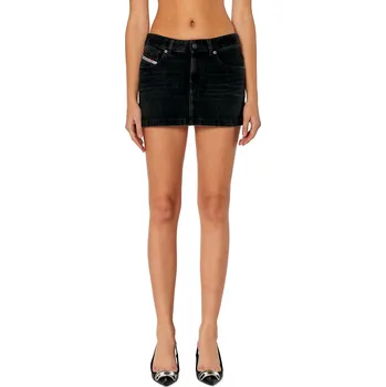 Dámská sukně SUKNĚ DIESEL DE-RON SKIRT BLACK