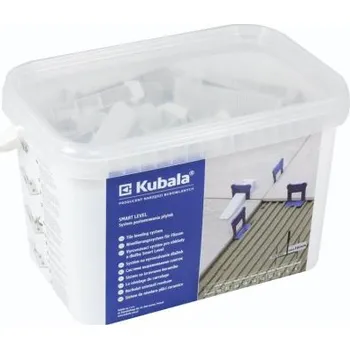 Zednické hladítko KUBALA Smart level - klínky 100ks + kbelík 5l 1896 33631