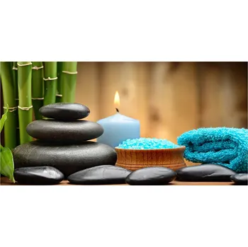 Obraz Skleněný panel do kuchyně Bambus 140x70 cm + LEPIDLO