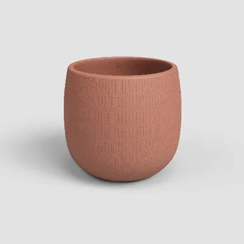 Květináč Květináč AURA, 20cm, keramika, hnědá|TERRACOTTA|Artevasi