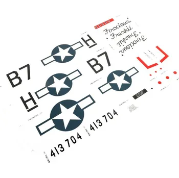 RC náhradní díl E-flite samolepky: P-51 1.0m