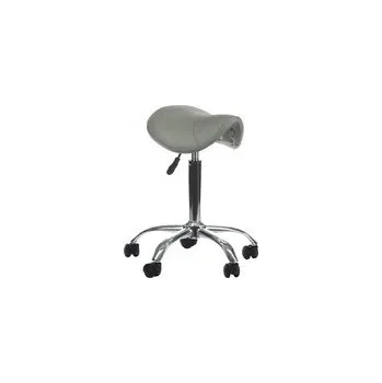 Taburet Kosmetická taburetka Beauty System BD-9909 šedá