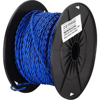 elektrický kabel Reproduktorový kabel 2 x 0,75 mm² - kroucený / modrý