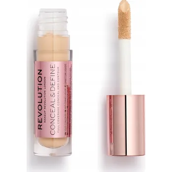 Korektor Korektor s aplikátorem pro dokonalé krytí Makeup Revolution Conceal and Define MAKE UP REVOLUTION 3,4 ml 150 g
