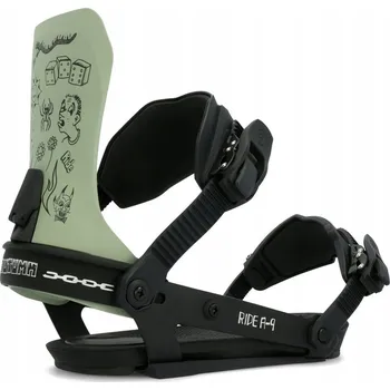 Vázání na snowboard Snowboardové vázání Ride A-9 Autumn M