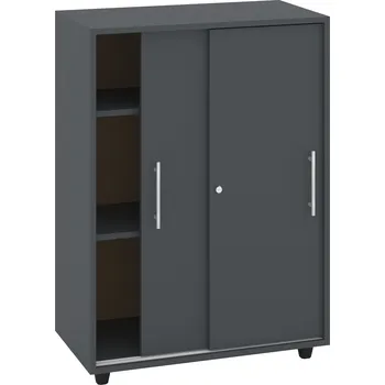 regál Slevadoma Policový regál - komoda TO-03 | OFFICE TOP Barva: Antracit