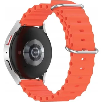 Řemínek na hodinky Řemínek RZAKcesoria pro Samsung 20mm oranžový
