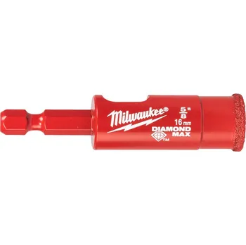 Příslušenství k nářadí MILWAUKEE 1/4" HEX Vrták pro mokré vrtání DIAMOND MAX, 16mm