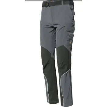 montérky ISSA STRETCH EXTREME LIGHT monterkové kalhoty Barva: Šedá, Velikost: XL