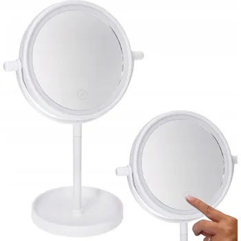 Kosmetické zrcátko PODSVÍCENÉ ZRCADLO na make-up LED kosmetické, se 14 žárovkami na baterie