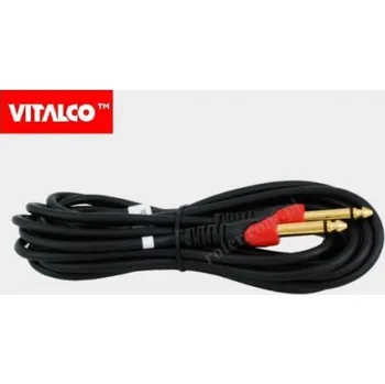 Audio kabel Kabel jack 6,3 mm - jack 6,3 mm Vitalco abc 5 m