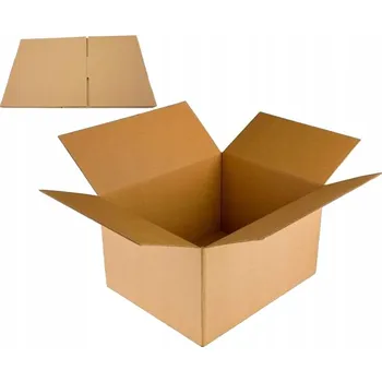 Karton Klapová krabice 60 cm x 40 cm x 40 cm, 630 g/m2, 1 ks