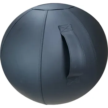 Gymnastický míč Designový míč - PU kůže černá Eljet