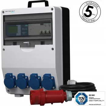 Rozvaděč Stavební rozvaděč s elektroměrem MID EEG Siemens pTD-S/FI 4x230V