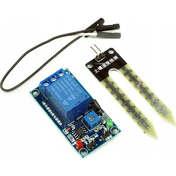 Elektronická stavebnice Senzor vlhkosti půdy s relé 12V
