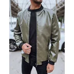Pánský khaki koženkový bomber TX4707 Velikost: M