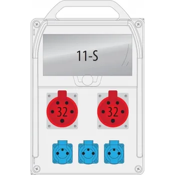 Rozvaděč Rozvaděč Pawbol 400 V IP40 32 A