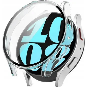 Pouzdro na mobilní telefon Pouzdro + vestavěné Sklo / 2v1 pro Samsung Galaxy Watch 6 44 mm