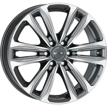 Auto-moto Alu disk MAK SAFARI6 7.5x17, 6x139.7, 110.1, ET33 GUN MET-MIRROR FACE